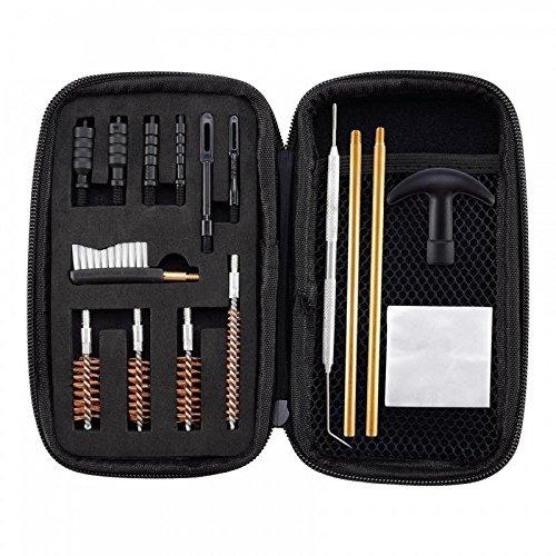 Boosteady Universal Handgun Cleaning Kit .22.357.38,9mm.45 Caliber Pistol Cleaning Kit Brush And Jag