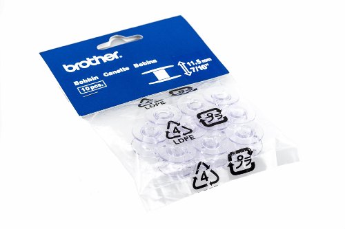 Brother Sewing And Embroidery Bobbins 10 Pack, Sa156