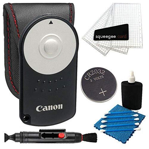 Canon Original Rc 6 Wireless Remote Control For Canon Rebel Sl1 T3i T4i T5i T6i T6s Eos 60d 70d 6d 7d 7d Mark Ii 5d Mark Iii With Camera & Lens Cleaning Kit + 2 In 1 Lens Cleaning Pen And More Accessory Bundle