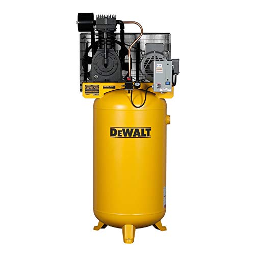 Dewalt Dxcmv7518075 Two Stage Cast Iron Industrial Air Compressor, 80 Gallon