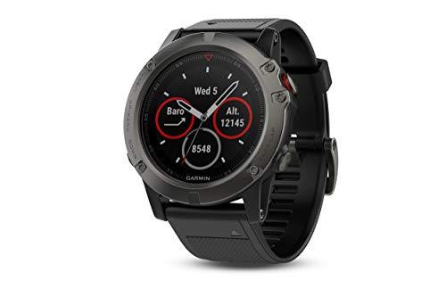 Garmin Fenix 5x Sapphire Slate Gray With Black Band