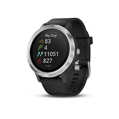 Garmin Vivoactive 3 Gps Smartwatch With Built In Sports Apps Black/silver (renewed)