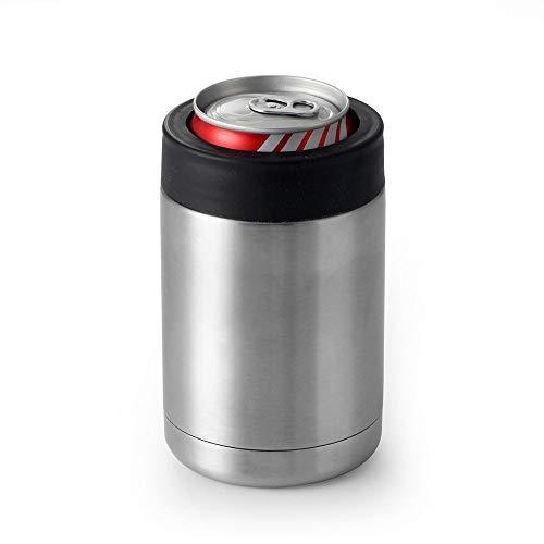 Gtell 12 Oz Tumbler, Double Wall Stainless Steel Insulated Colster Can Cooler & Beer Bottle