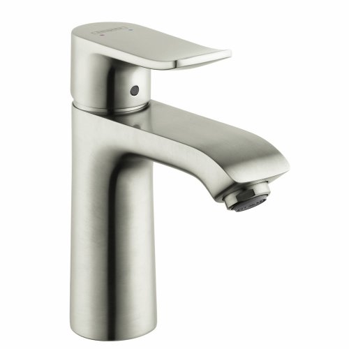 Hansgrohe Metris Modern 1 Handle 7 Inch Tall Bathroom Sink Faucet In Brushed Nickel, 31080821