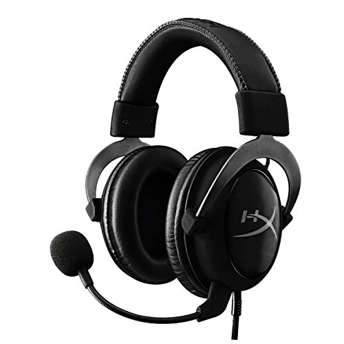 Hyperx Cloud Ii Gaming Headset 7.1 Surround Sound Memory Foam Ear Pads Durable Aluminum Frame Works With Pc, Ps4, Ps4 Pro, Xbox One, Xbox One S Gun Metal (khx Hscp Gm)