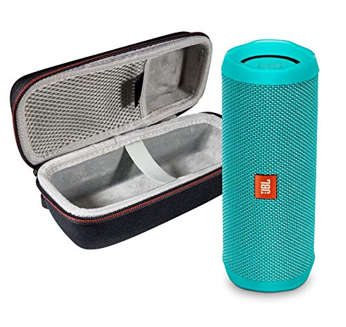 Jbl Flip 4 Portable Bluetooth Wireless Speaker Bundle With Protective Travel Case Teal