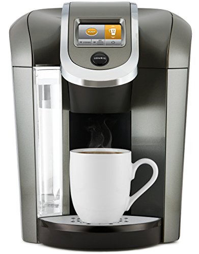 Keurig K575 Coffee Maker, Single Serve K Cup Pod Coffee Brewer, Programmable Brewer, Platinum