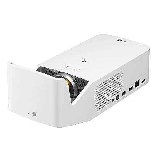 Lg Hf65la Ultra Short Throw Led Home Theater Cinebeam Projector With Smart Tv And Bluetooth Sound Out (2019 Model), White