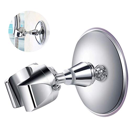 Mithome Shower Head Holder Vacuum Suction Cup Handheld Shower Head Bracket Rotatable Adjustable Reusable Removable Shower Bracket No Drill Tool Free (1)