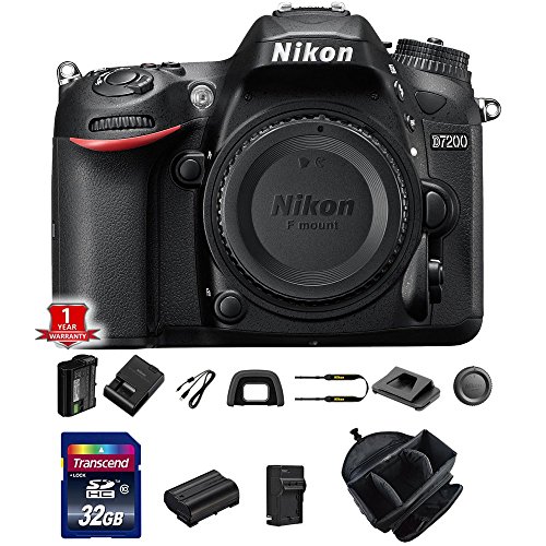 Nikon D7200 Digital Camera F Mount (body Only) International Version (no Warranty)