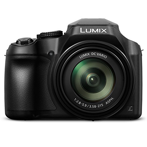 Panasonic Lumix Fz80 4k Digital Camera, 18.1 Megapixel Video Camera, 60x Zoom Dc Vario 20 1200mm Lens, F2.8 5.9 Aperture, Power O.i.s. Stabilization, Touch Enabled 3 Inch Lcd, Wi Fi, Dc Fz80k (black)