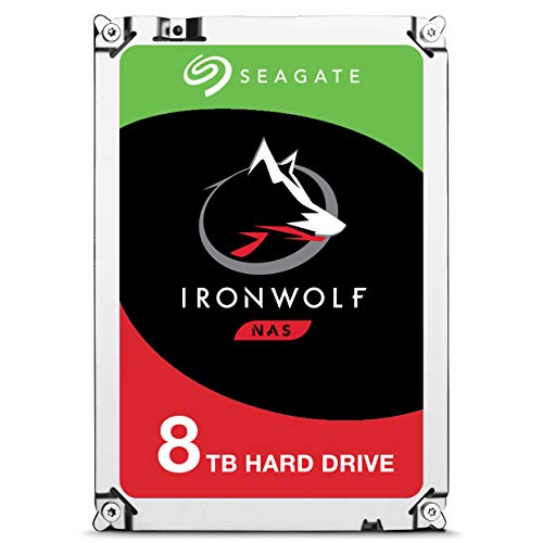 Seagate Ironwolf 8tb Nas Internal Hard Drive Hdd 3.5 Inch Sata 6gb/s 7200 Rpm 256mb Cache For Raid Network Attached Storage (st8000vn0022)