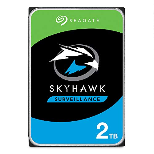 Seagate Skyhawk 2tb Surveillance Internal Hard Drive Hdd 3.5 Inch Sata 6gb/s 64mb Cache For Dvr Nvr Security Camera System With Drive Health Management Frustration Free Packaging (st2000vx008)