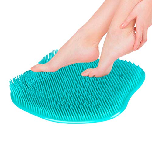 Shower Foot Scrubber Massager Cleaner, Acupressure Mat With Non Slip Suction Cups, Improve Circulation,exfoliation, Acupressure Massage Mat, Foot Cleanerand Reduce Feet Pain