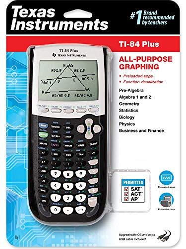 Black Friday TI84 Graphing Calculator - Texas Instruments Ti 84 Plus Graphing Calculator, Black