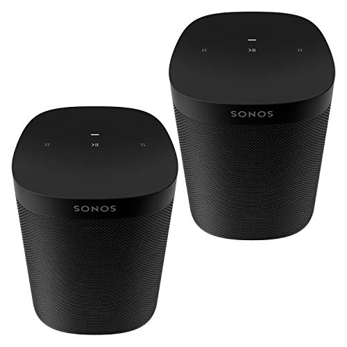 Two Room Set Sonos One Sl The Powerful Microphone Free Speaker For Music And More Black