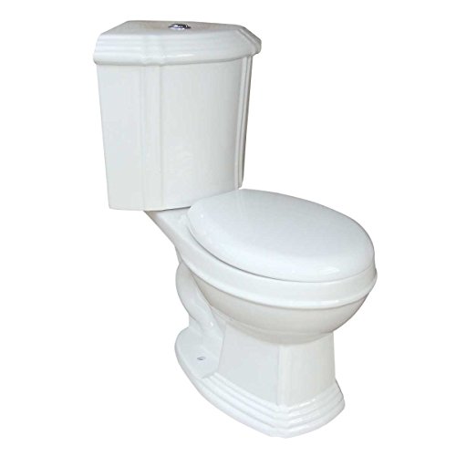 White Ceramic Round Space Saving Dual Flush Corner Toilet Renovator's Supply