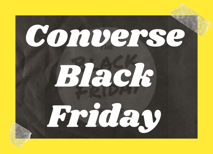 Converse Black Friday