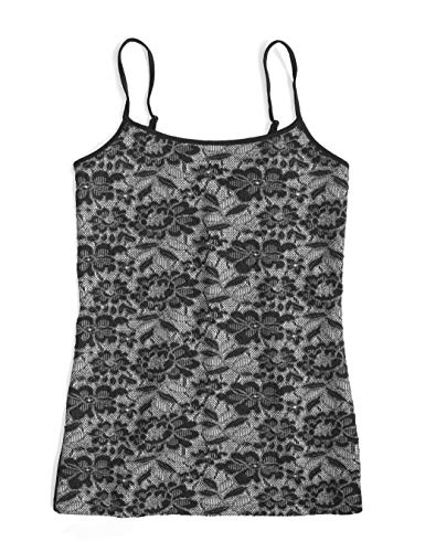 Ann Taylor Loft Outlet Women's Lace Overlay Camisole (medium, Black)