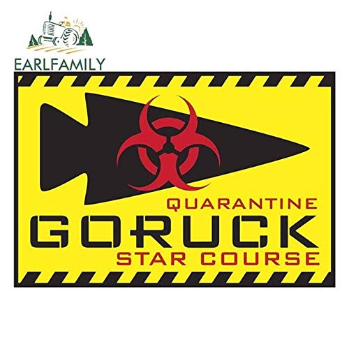 A/x 13cm X 8.8cm For Quarantine Goruck Waterproof Decal 3d Funny Car Stickers Personality Decor Suitable For Jdm Window