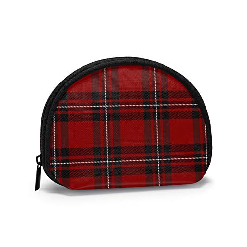 Mac Gregor Tartan Scottish Cage Plaid Women Girls Shell Cosmetic Make Up Storage Bag Outdoor Shopping Coins Wallet Organizer