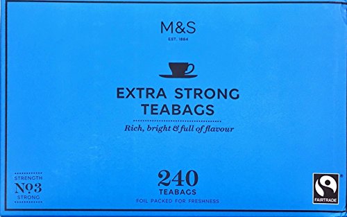 M&s Marks & Spencer Extra Strong One Cup Tea – 240 Teabags From The Uk