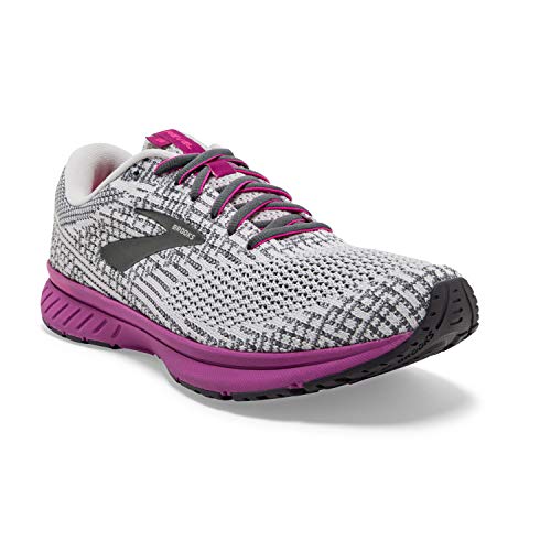 Brooks Womens Revel 3 Running Shoe Grey/primer/hollyhock B 9.0