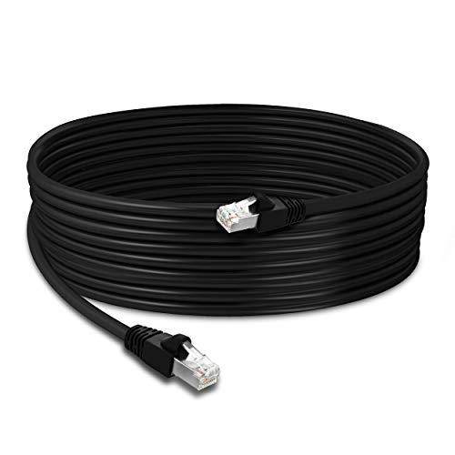 Gearit Cat6 Outdoor Cable 250ft Waterproof Direct Burial 23awg Cat 6 Ethernet Ftp Foil Twisted Pair, Shielded, Lldpe Waterproof And Uv Resistant