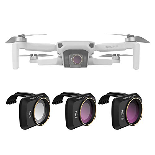 Lens Filter Set Cpl Nd8 Nd16 For Dji Mavic Mini/mini 2 Drone 3pcs Lens Filter Set Multi Coated Filters Combo Camera Lens