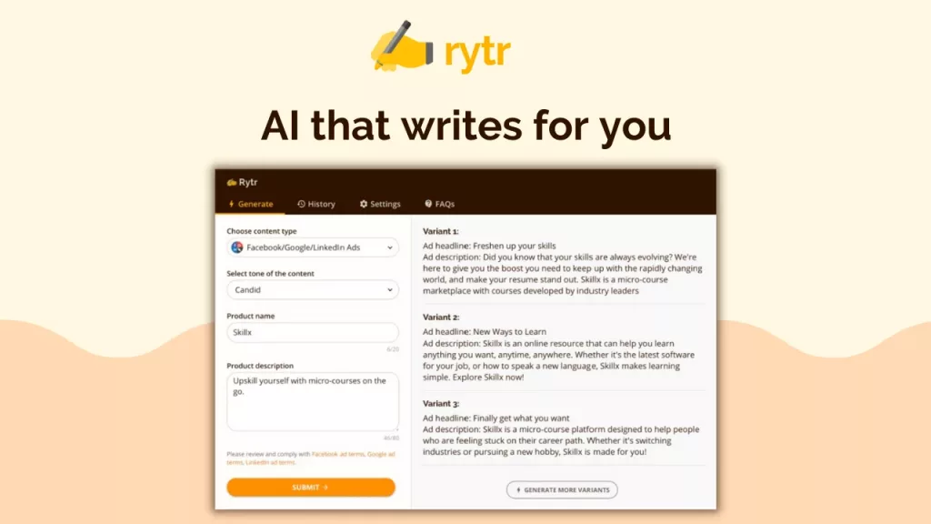AI Writer Rytr Black Friday Deals