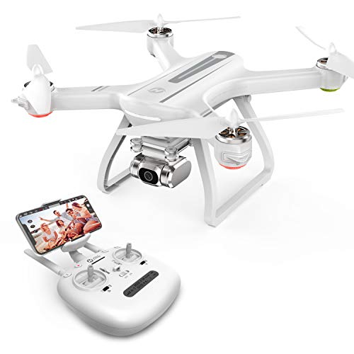 Holy Stone Hs700 Fpv Drone With 1080p Hd Camera Live Video And Gps Return Home Rc Quadcopter For Adults Beginners With Brushless Motor, Follow Me,5g Wifi Transmission, Fit With GoPro,color White