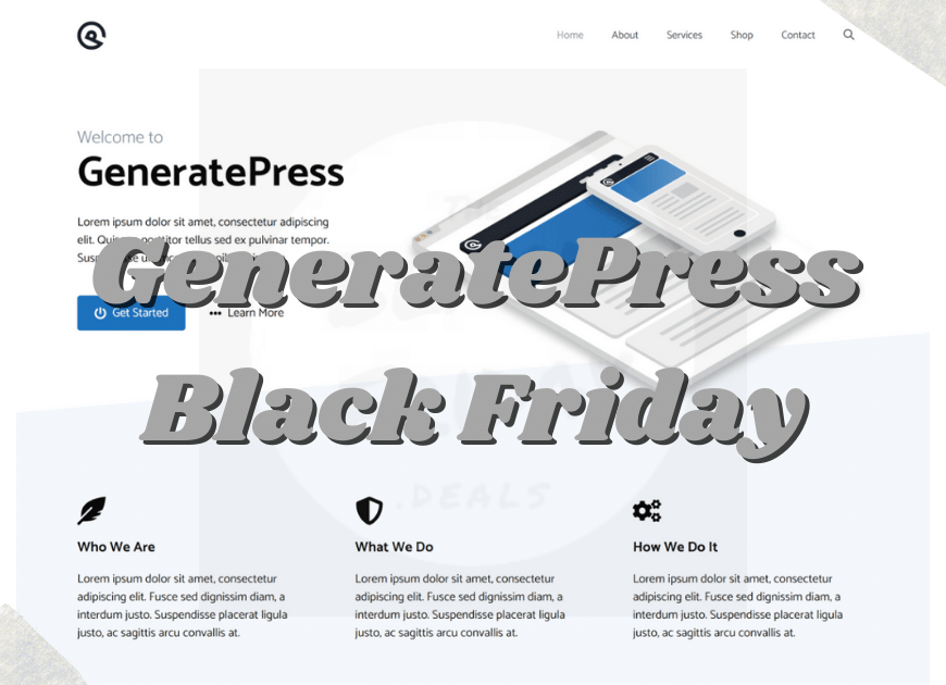 Generatepress Black Friday