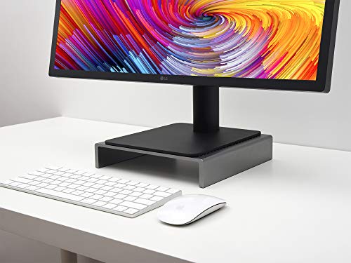 Jokitech Computer Monitor Screen Stand Riser Compatible With New Apple Imac Pro, Samsung, Dell, Lg Ultrafine, Hp, Asus And Dell Alienware Spacegrey