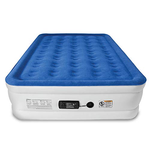 Soundasleep Dream Series Air Mattress With Comfortcoil Technology & Internal High Capacity Pump Queen Size