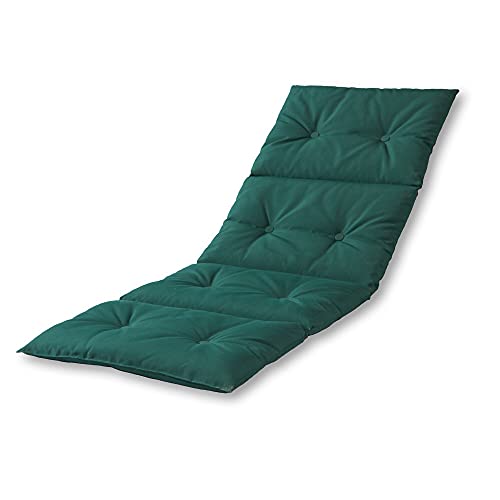 Overstock Greendale Home Fashions Outdoor Chaise Lounge Pad Forest Green