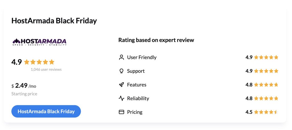 HostArmada Black Friday