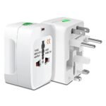 Worldwide Power Adapter Works for GoPro HERO3+ Silverdton is Universal for 90% of Travel Between US/EU/CN/AUS/NZ/UK Type